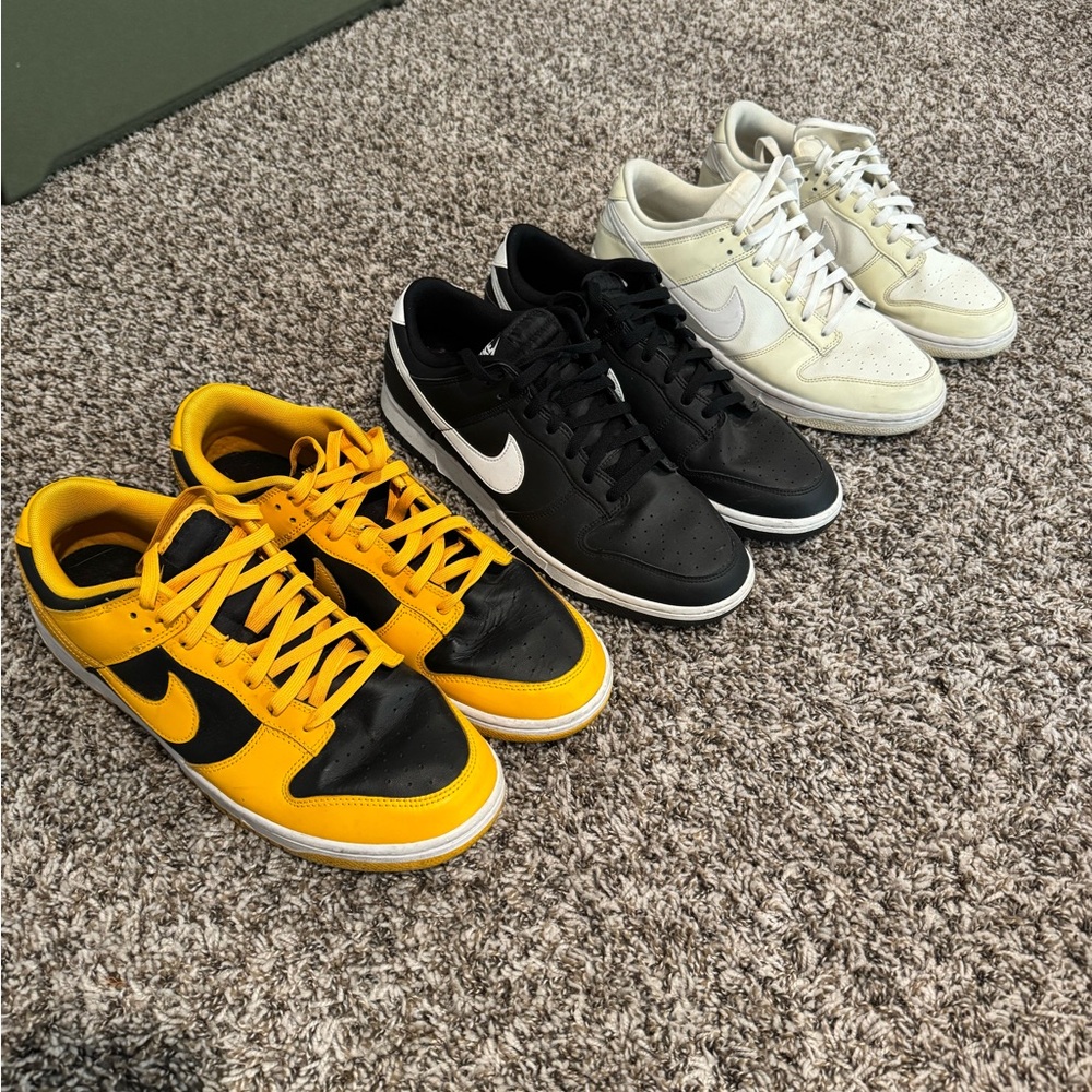 Bundle of 3 Nike Dunks Snickers